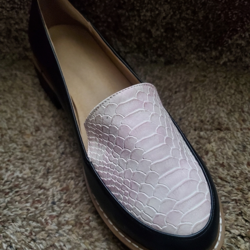 Leather loafers